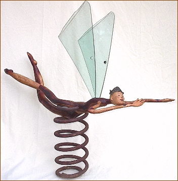 Flyer 2003, sculpture by Candace Miller