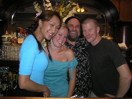 Friends at the Blue Room in Dunsmuir
