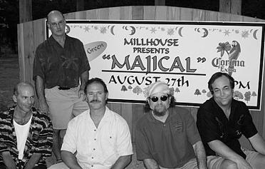 The Band Outside of the Millhouse Deli
