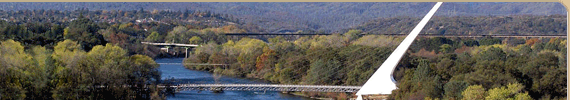 Sundial Bridge, Redding, California - Designed by Santiago Calatrava.